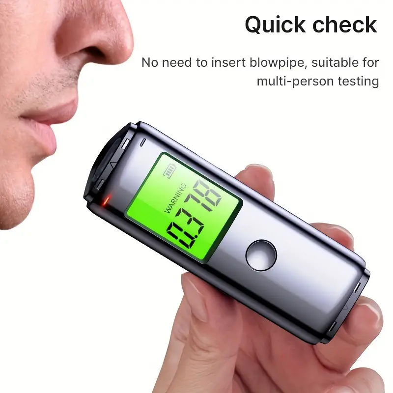 Alcohol Breath Analyser With Quick Check